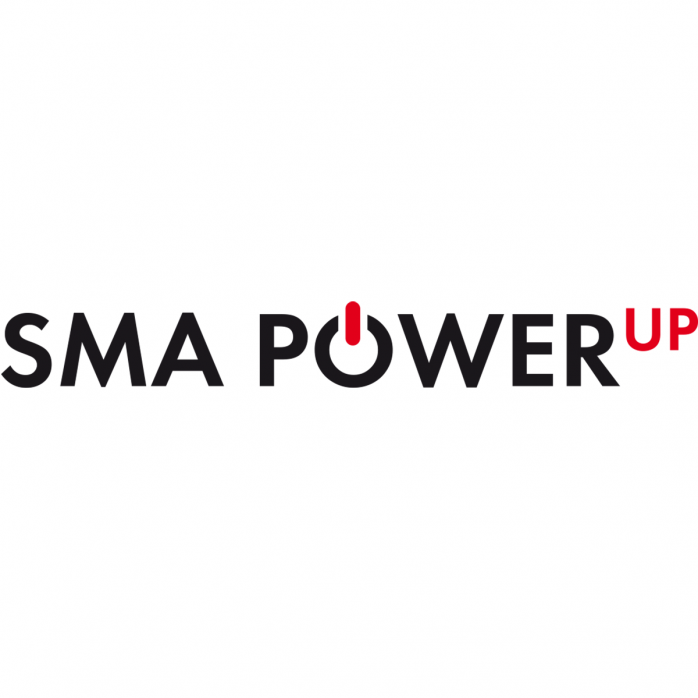 SMA Power Up logo on white background